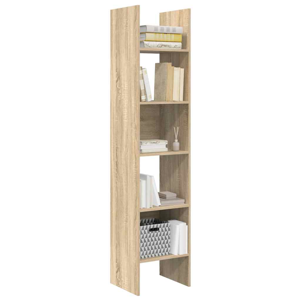 Book Cabinet Sonoma Oak 40x35x180 cm Engineered Wood